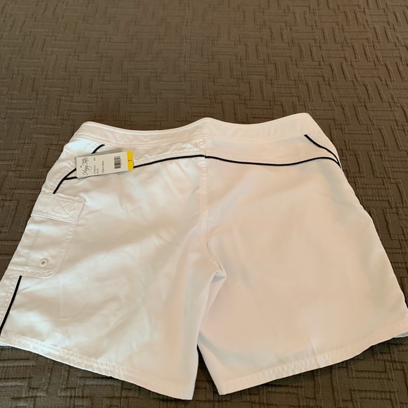 Hang Ten. Board Shorts NWT. White / Navy - Picture 2 of 3